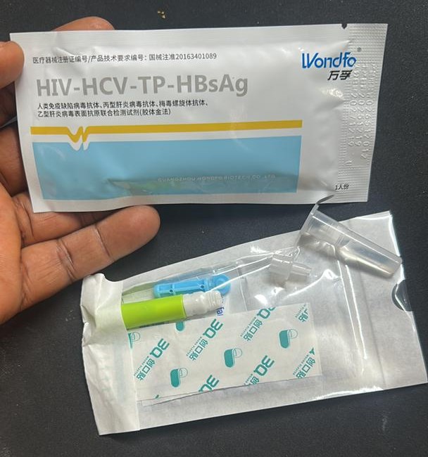 4-in-1 HIV, Syphilis, Hepatitis B & C Home Test Kit